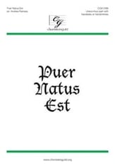 Puer Natus Est Unison/Two-Part choral sheet music cover